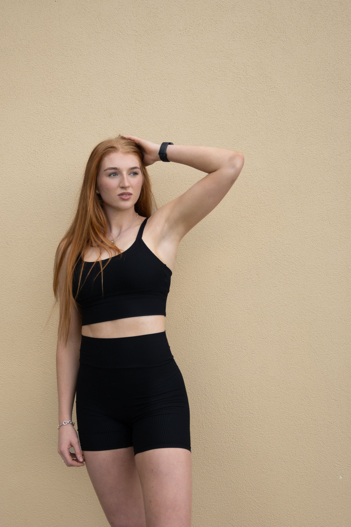 Ribbed Active Shorts