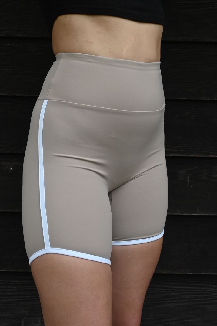 Striped Bike Short