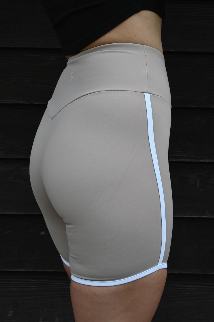 Striped Bike Short