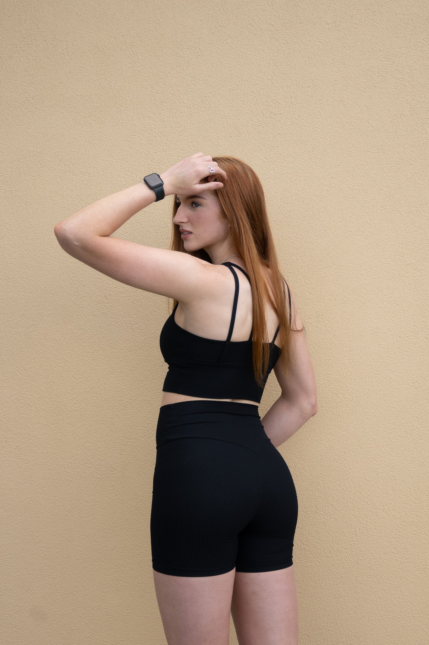 Ribbed Active Shorts